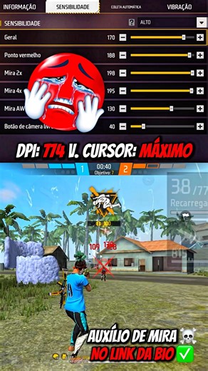SENSI NOVA ATUALIZAÇÃO 2026! 😈🔥MIRA NĀO TREME! A MELHOR SENSIBILIDADE PARA SUBIR CAPA NO FREE FIRE