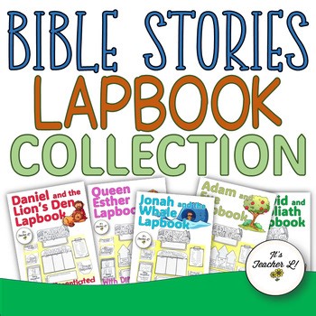 Bible Stories Lapbook Bundle Interactive Project Grades 4 5 6 ELA ELL