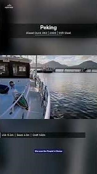 A 50ft steel trawler that burns 1 gallon of diesel per hour. 7,000 NM range
