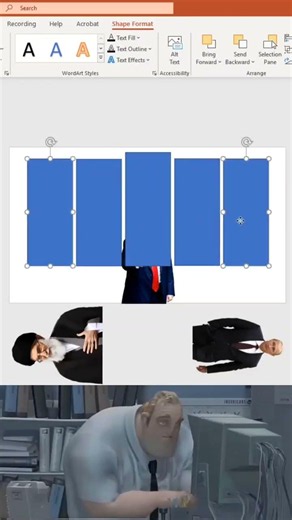 Mind-blowing presentation trick 😱 #powerpoint #office #presentation