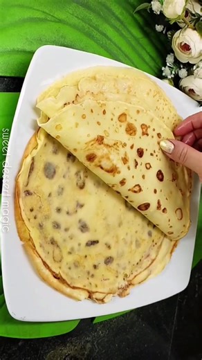 #Magic #Sweetdessertmagic #Breakfast #dessert #Recipe #healthyrecipes #crepes #pov #explore #business #fpyシ