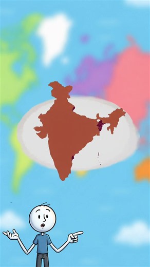 What If The Population Determined The Size!! #world #facts