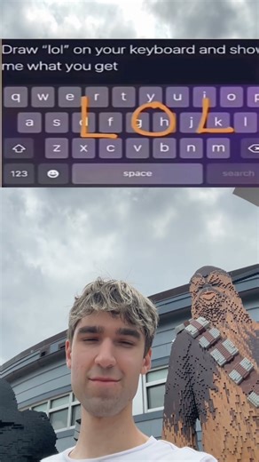 Draw LOL on ur keyboard