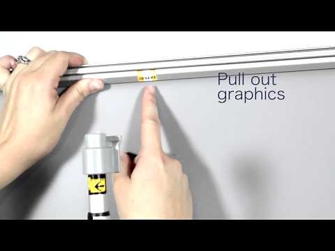 Silverstep Retractable Banner Stand Set up