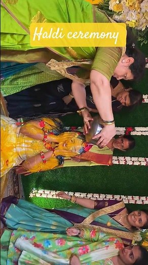 Haldi ceremony 💛 of Raksha S | #haldiceremony #haldi #shaadi