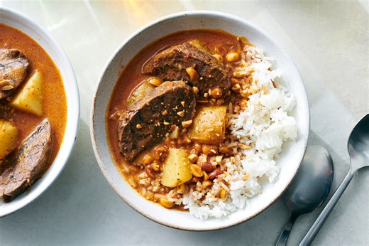 Beef shank massaman curry