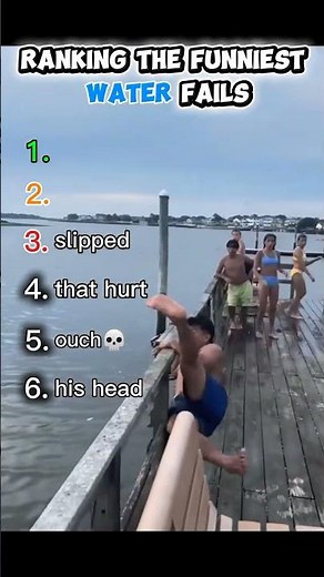 Falling into water incorrectly #funny #funnyvideo #swimming #fail #shorts