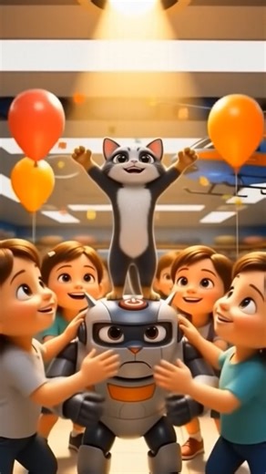 Cat vs Robot Mouse Boss Fight – You Won’t Believe the Ending! 😺🤖🔥#cat #catvideos #funny #comedy #ai