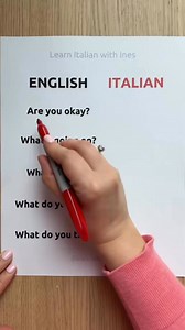 745K views · 16K reactions | Basic Questions in Italian  | Learn Italian with Ines | Facebook