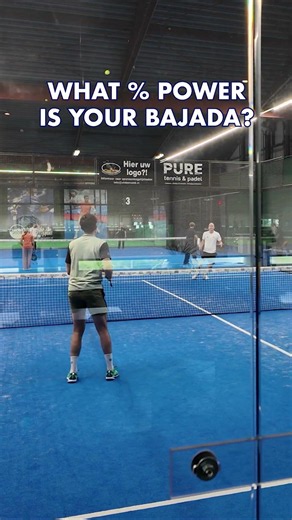 What % Power is YOUR Bajada? #padel #bajada
