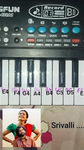 Srivalli Piano Cover 🎹 | Pushpa Movie | Emotional BGM