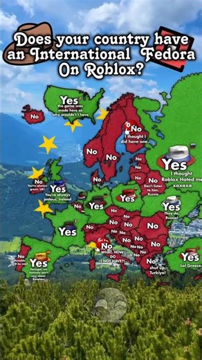 Does your country have an international fedora on roblox? #map #mapper #shorts
