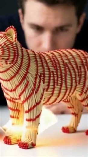 I Made a Cat from 1000 Matches… Then Set It ON FIRE! 🔥😱”
