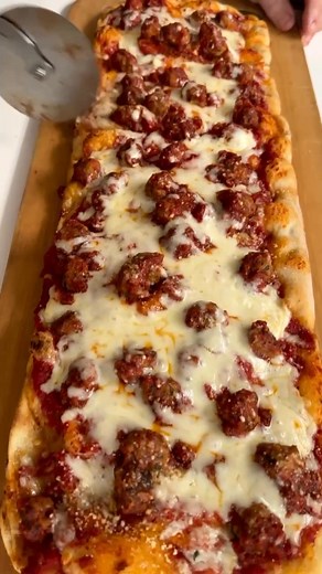 Sicilian style Meatball pizza… incoming! | Vinnie’s Minis