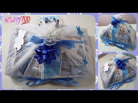 New Baby Gift Basket | NEWBORN Gift | Cute Baby Gift Basket | Baby Gift Hamper | Gift Wrapping Ideas