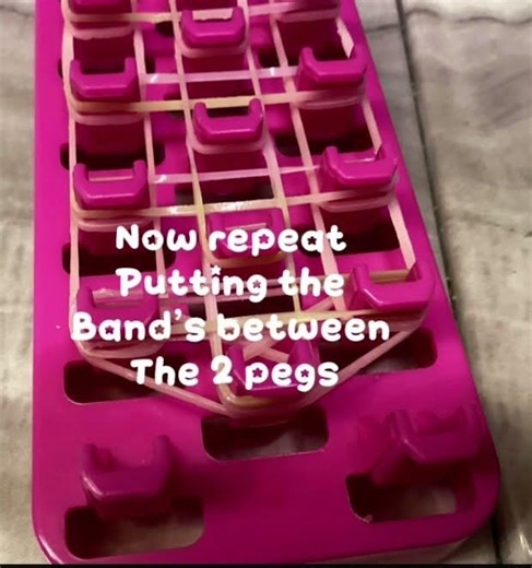 Ladder bracelet tutorial #viral #looming #loomgirls