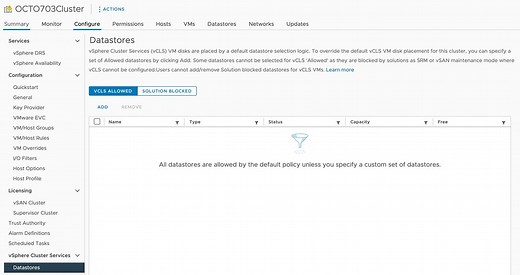 vSphere 7.0 U3 contains two great vCLS enhancements - Yellow Bricks