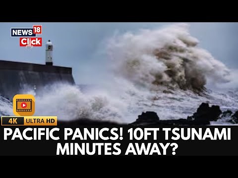 U.S Tsunami | Panic Spreads As Tsunami Strikes U.S. Coast Post Russia Earthquake | 4K Video | N18G