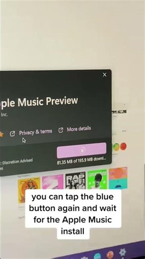 How to install Apple Music on windows (subscription needed).