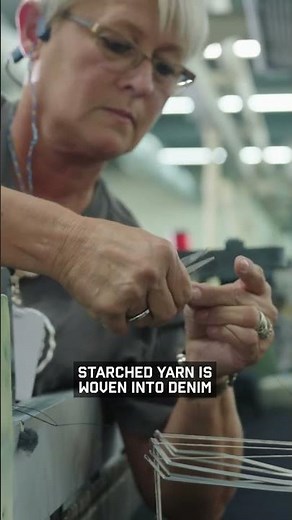 How we turn yarn into jeans in the USA