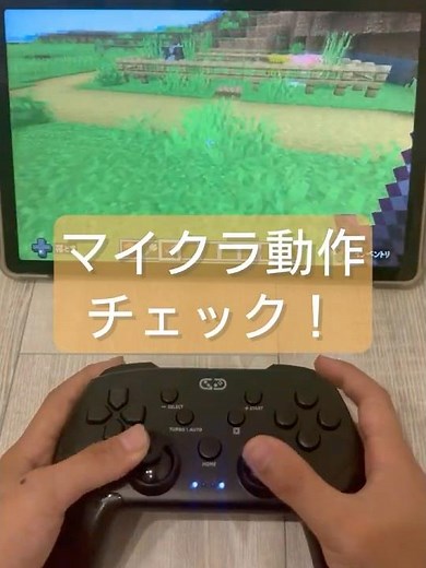 アマゾン Switch／Android互換コントローラーでマイクラしてみた #Minecraft #マイクラ #コントローラ