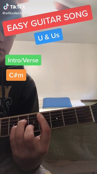 Easy Guitar Tutorial for U & Us by Quinn XCII | Learn to Play C#m Chords Easily!