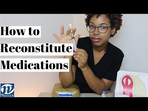 How to Reconstitute Medications for Intramuscular Injections| YourFavNurseB