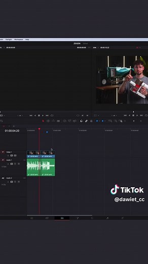 Voice isolation with Davinci Resolve so you get rid of any background ...
