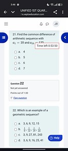 Find the common difference of arithmetic sequence witha_1 = 1... | Filo
