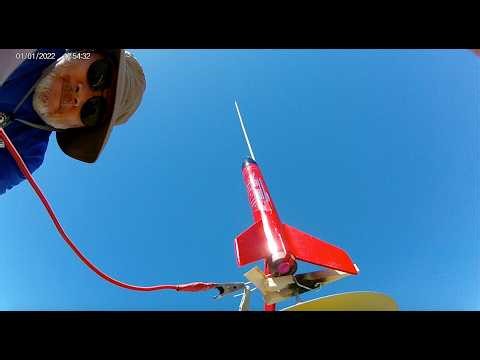 Late Winter Model Rocket Park Launch