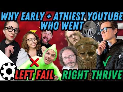 OG Atheist Youtube Split: Why Did the Right Thrive While the Left Failed?