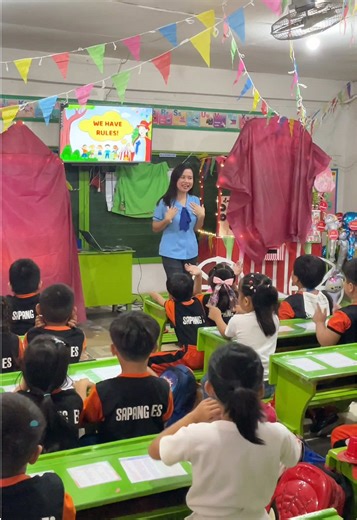 Sharing how I presented my classroom rules during my final demo. Making rules fun and easy for kids to remember 🥰 Endless thanks to the Lord for making my final demo a success and a memory to remember 💗 #teaching #teachers #teachersoftiktok #finaldemo #teacherfaithhh