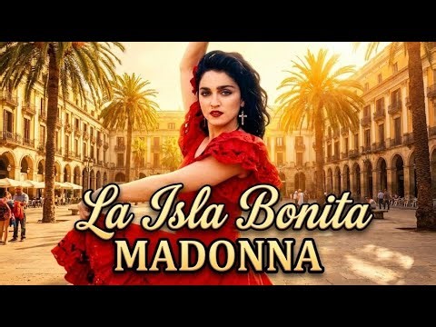 La Isla Bonita - Madonna (Lyric Video) | AI Visuals
