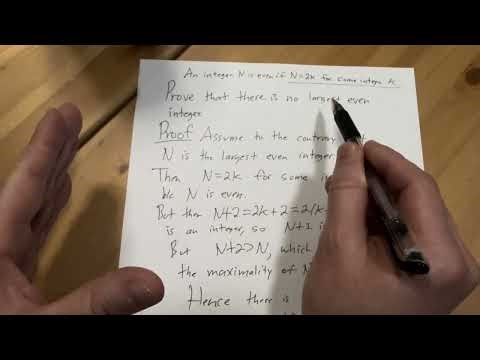 There is No Largest Even Integer || A Mathematical Proof