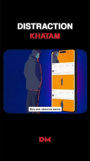 How to Break Distractions (Psychology Trick) #distraction