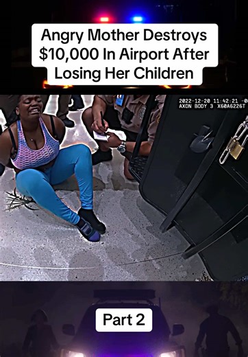 Angry Mother Destroys Airport Property Over Lost Kids