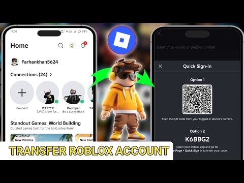How To Transfer Roblox Account To Another Device New Update || Transfer Roblox Account Easy Method