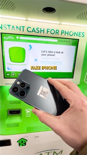 This Machine Buys Fake iPhones? #Shorts