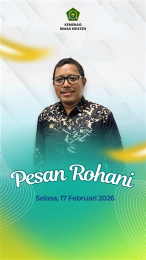 Pesan Rohani untuk Semangat Hari Ini