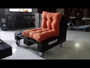 Πολυθρόνα απο παλέτα