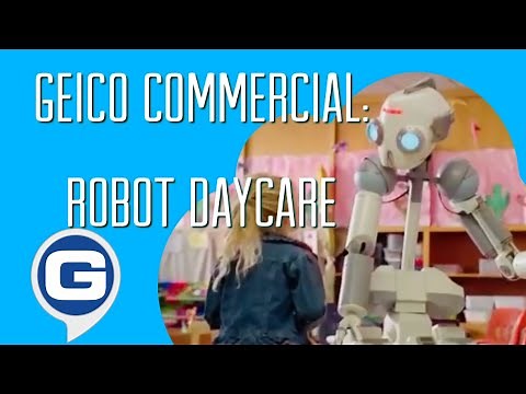 GEICO Commercial - Robot Daycare 🤖🏵️ (2011)