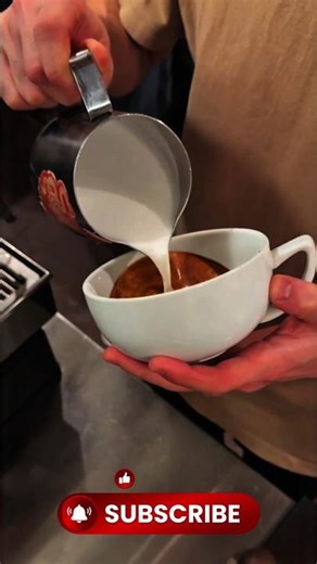 Espresso coffee latte art Tutorial