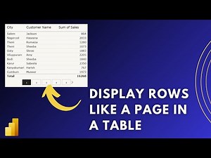 Power BI Pagination Trick: Show 10 Rows Per Page in a Visual | MiTutorials