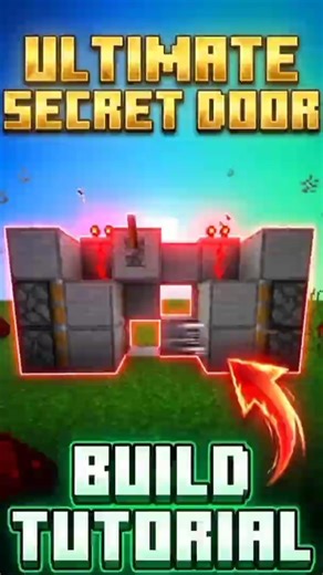 SIMPLE 2x2 Flush Piston Door Tutorial #minecraft #fypage #minecrafttutorial #fyp