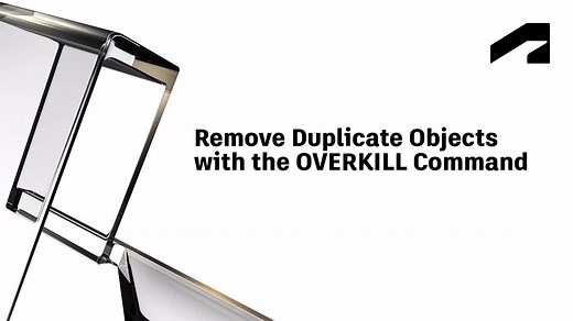 Remove duplicate objects with OVERKILL command | Autodesk