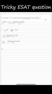 Derivation from First Principles #exam