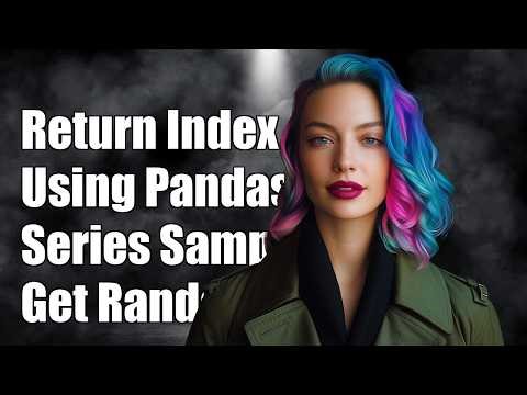 return the index using pandas series.sample()?