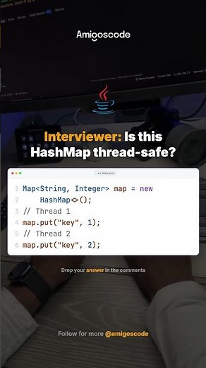 HashMap is NOT thread-safe