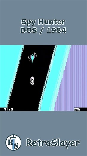 Spy Hunter Gameplay DOS
