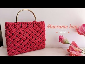Diy how to make macrame bag || Macrame for beginners || Macrame tutorials